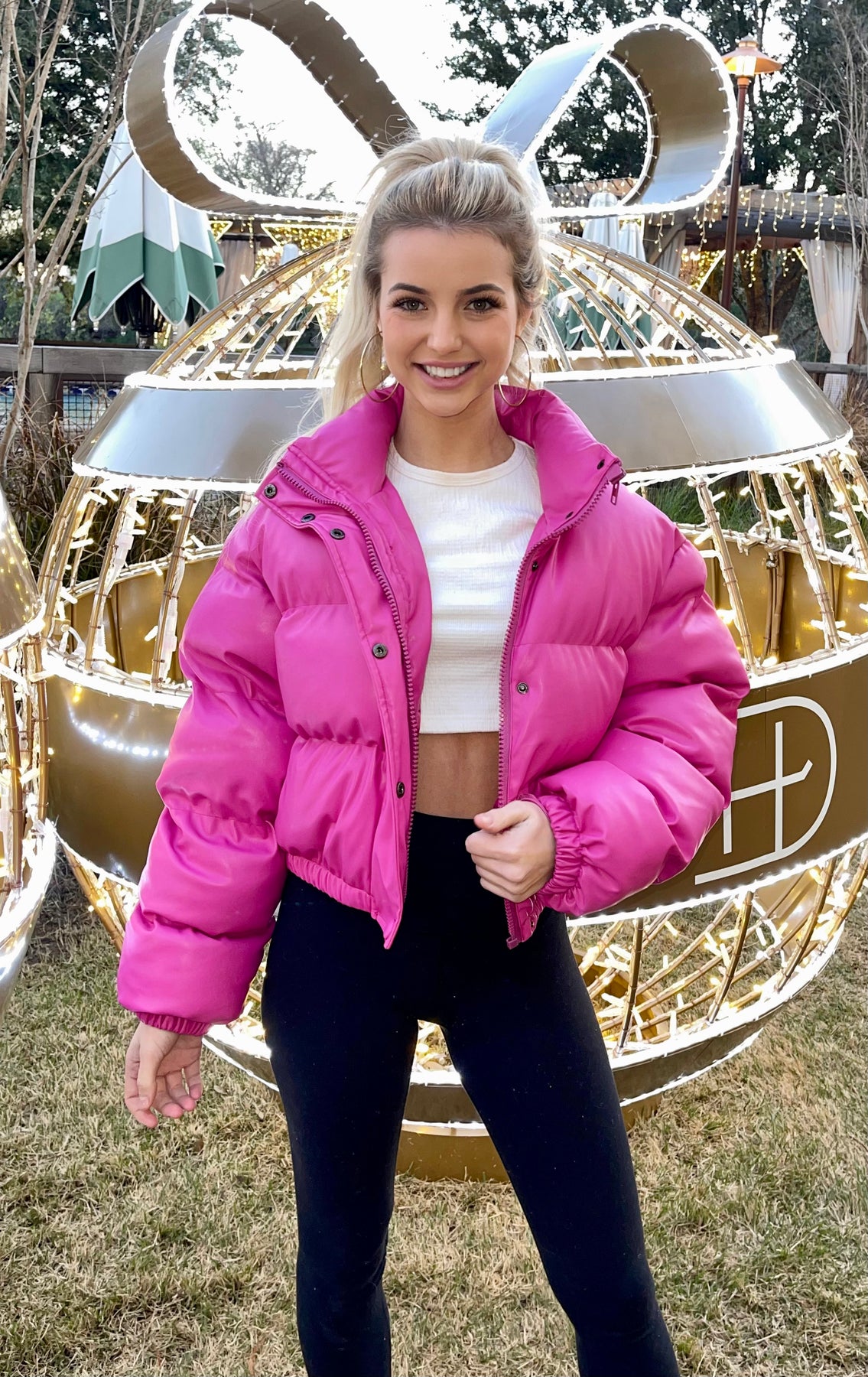 Barbie Pink Puffer Jacket